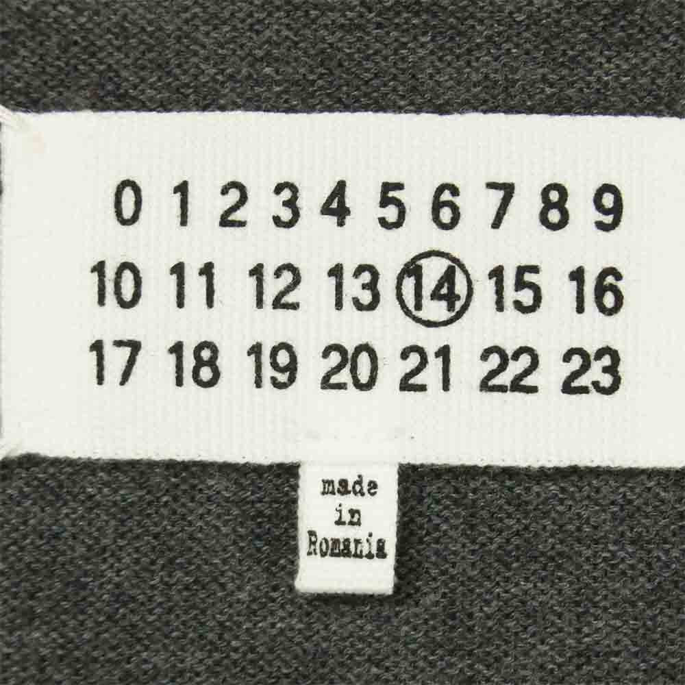 MAISON MARGIELA メゾンマルジェラ S50HA0961 S17364 エルボー パッチ カーディガン ルーマニア製 グレー系 M【中古】