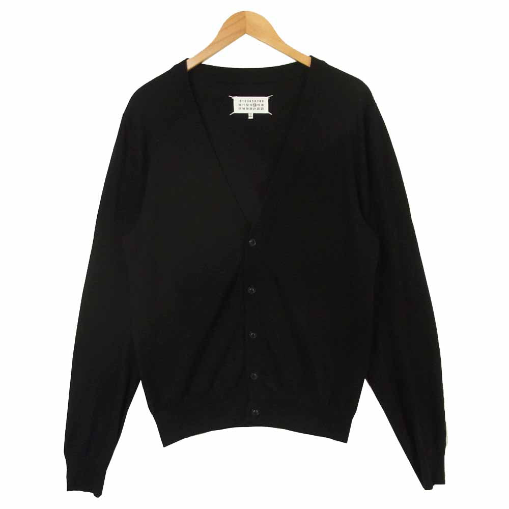 MAISON MARGIELA メゾンマルジェラ S50HA0961 S17364 エルボー パッチ カーディガン ルーマニア製 ブラック系 M【中古】