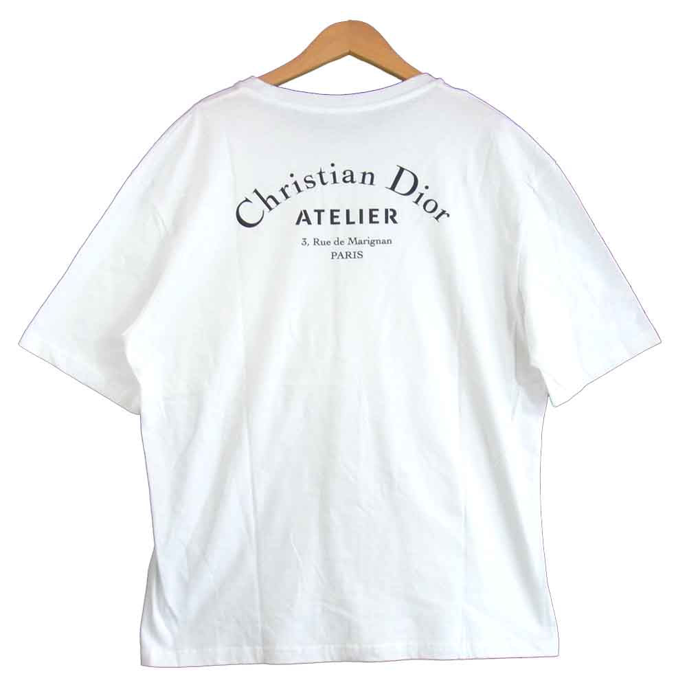 Christian Dior クリスチャンディオール 863J621I0533 Christian Dior Atelier クリスチャン ディオール アトリエ プリント ホワイト系 L【中古】