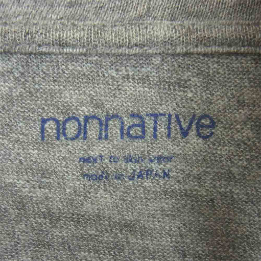 nonnative ノンネイティブ コットン プルオーバー パーカー グレー系 2【中古】
