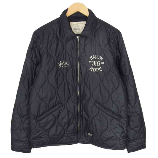 COOTIE クーティー キルティング スーベニア ジャケット ブラック系 XL【中古】