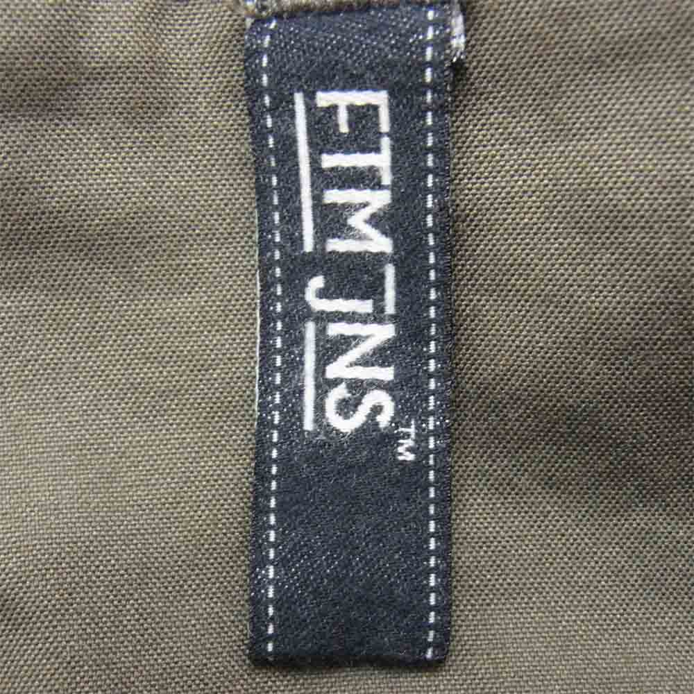 FACTOTUM ファクトタム FTMJNS ノーカラー シャツ ブラウン系 48【中古】