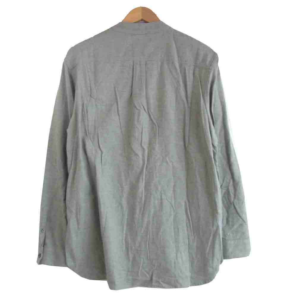 ATTACHMENT アタッチメント 長袖 ノーカラー ポロシャツ グレー系 3【中古】