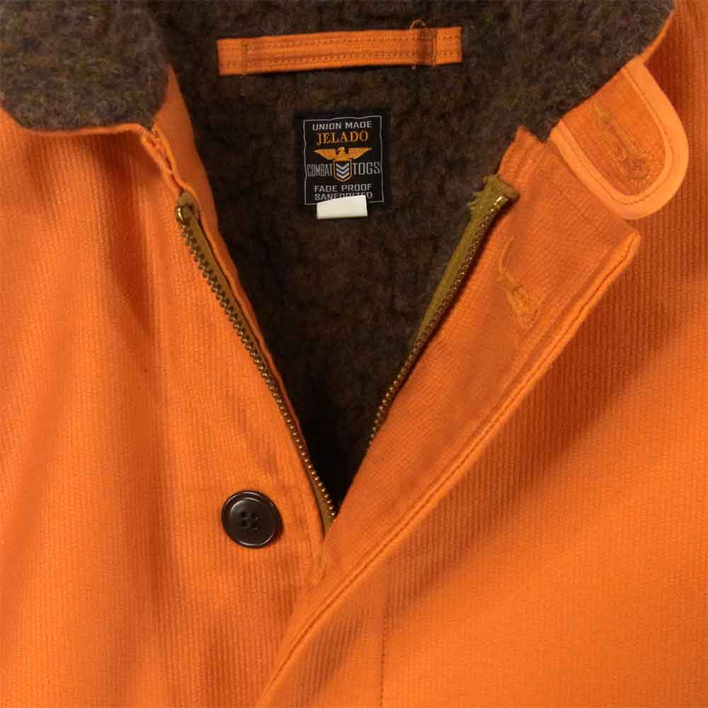JELADO ジェラード 1403A Gardians Coat ガーディアンズコート コットン ウール 日本製 オレンジ系 38【中古】