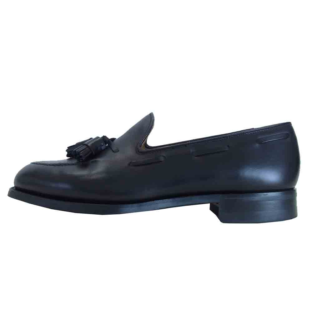 クロケット&ジョーンズ 9376 CAVENDISH2 キャベンディッシュ2 タッセル ローファー ブラック系 8.5E【新古品】【未使用】【中古】