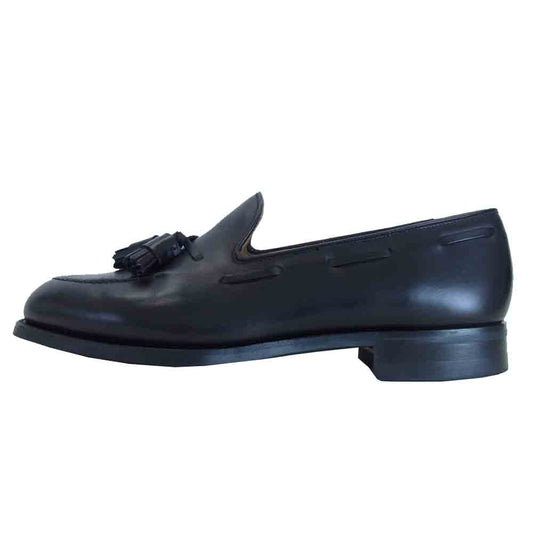 クロケット&ジョーンズ 9376 CAVENDISH2 キャベンディッシュ2 タッセル ローファー ブラック系 8.5E【新古品】【未使用】【中古】