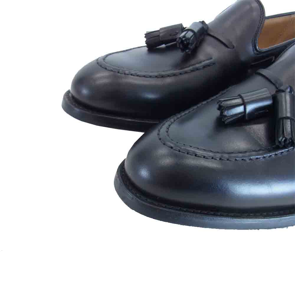 クロケット&ジョーンズ 9376 CAVENDISH2 キャベンディッシュ2 タッセル ローファー ブラック系 8.5E【新古品】【未使用】【中古】