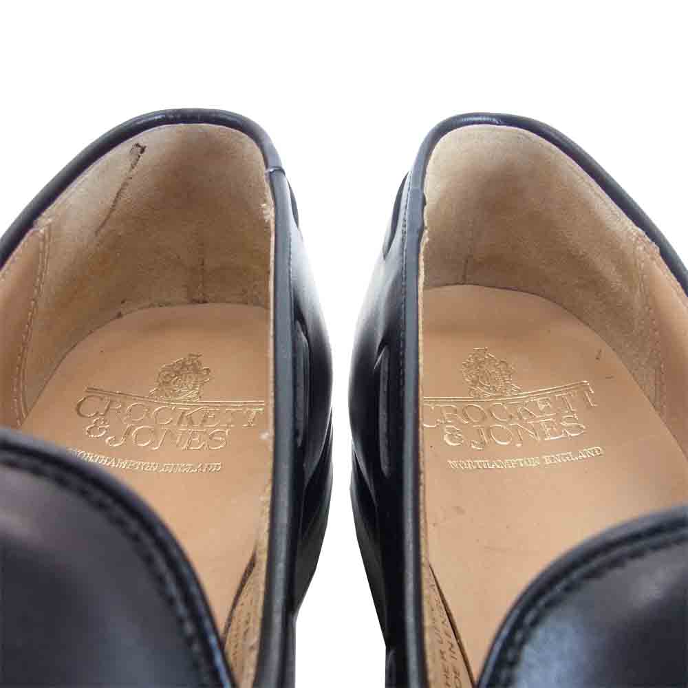 クロケット&ジョーンズ 9376 CAVENDISH2 キャベンディッシュ2 タッセル ローファー ブラック系 8.5E【新古品】【未使用】【中古】