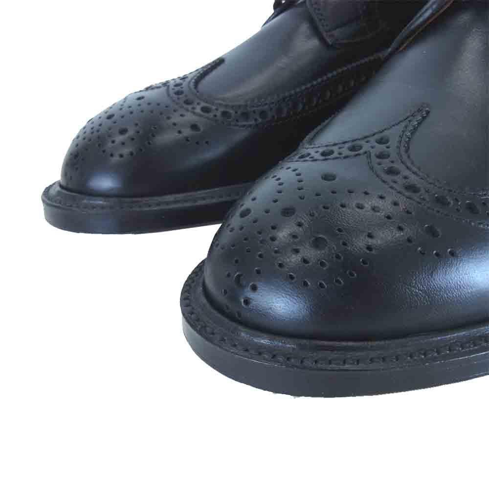 ALDEN オールデン N6512 × ナトリヤ モディファイド クロムエクセル ロング ウィングチップ シューズ ブラック系 9D【新古品】【未使用】【中古】