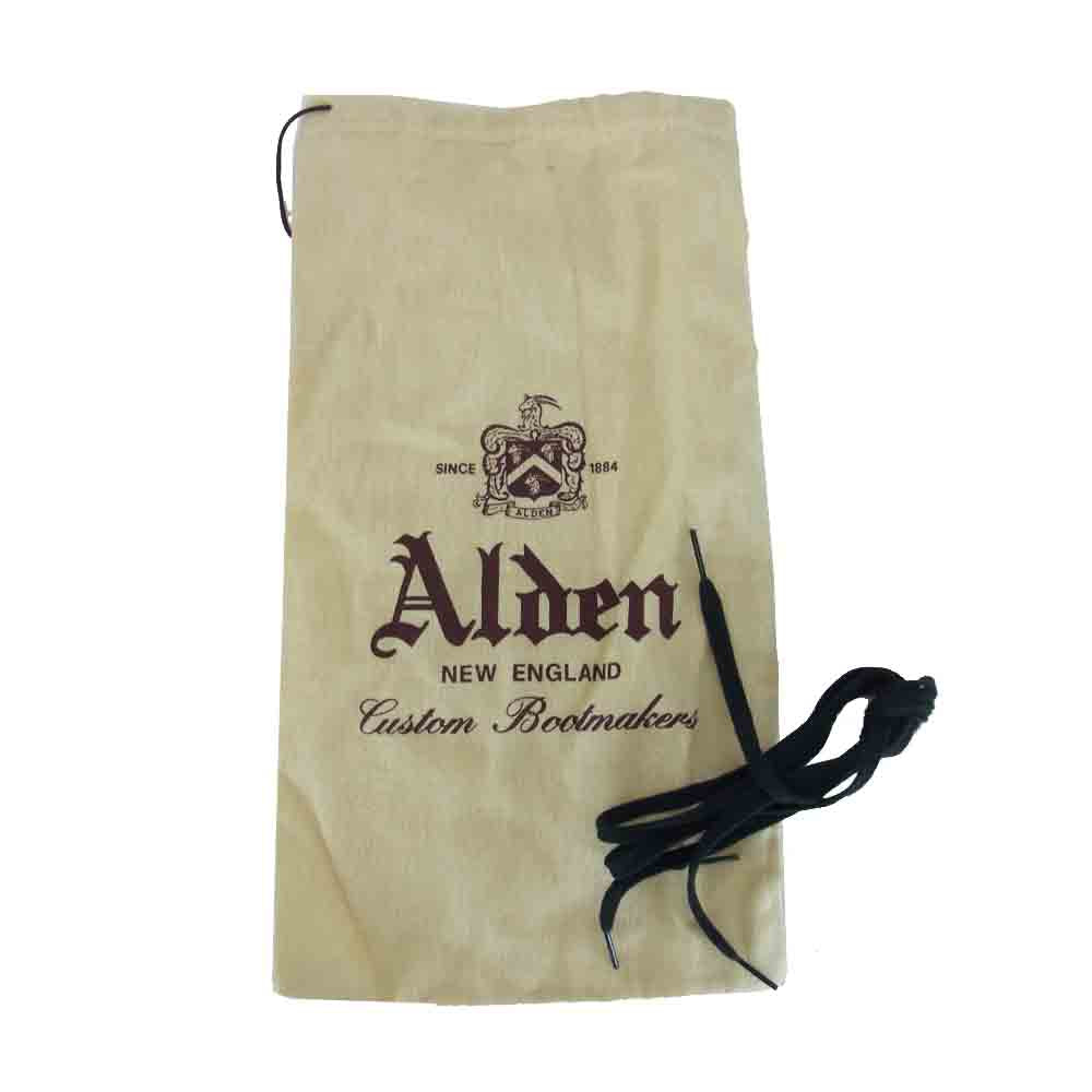 ALDEN オールデン N6512 × ナトリヤ モディファイド クロムエクセル ロング ウィングチップ シューズ ブラック系 9D【新古品】【未使用】【中古】