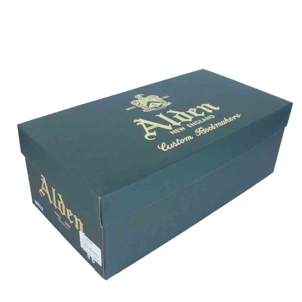 ALDEN オールデン N6512 × ナトリヤ モディファイド クロムエクセル ロング ウィングチップ シューズ ブラック系 9D【新古品】【未使用】【中古】