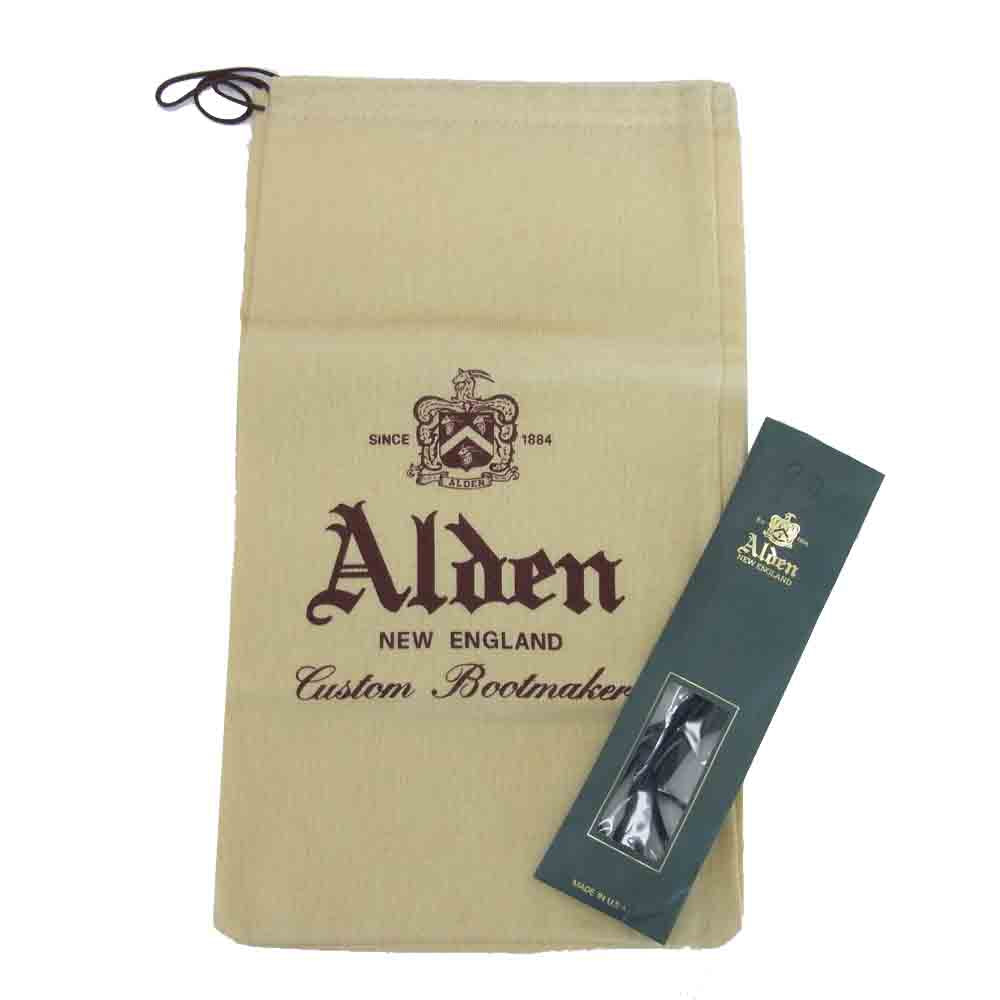 ALDEN オールデン 54411 Vチップ モディファイド カーフ シューズ ブラック系 9.5D【新古品】【未使用】【中古】