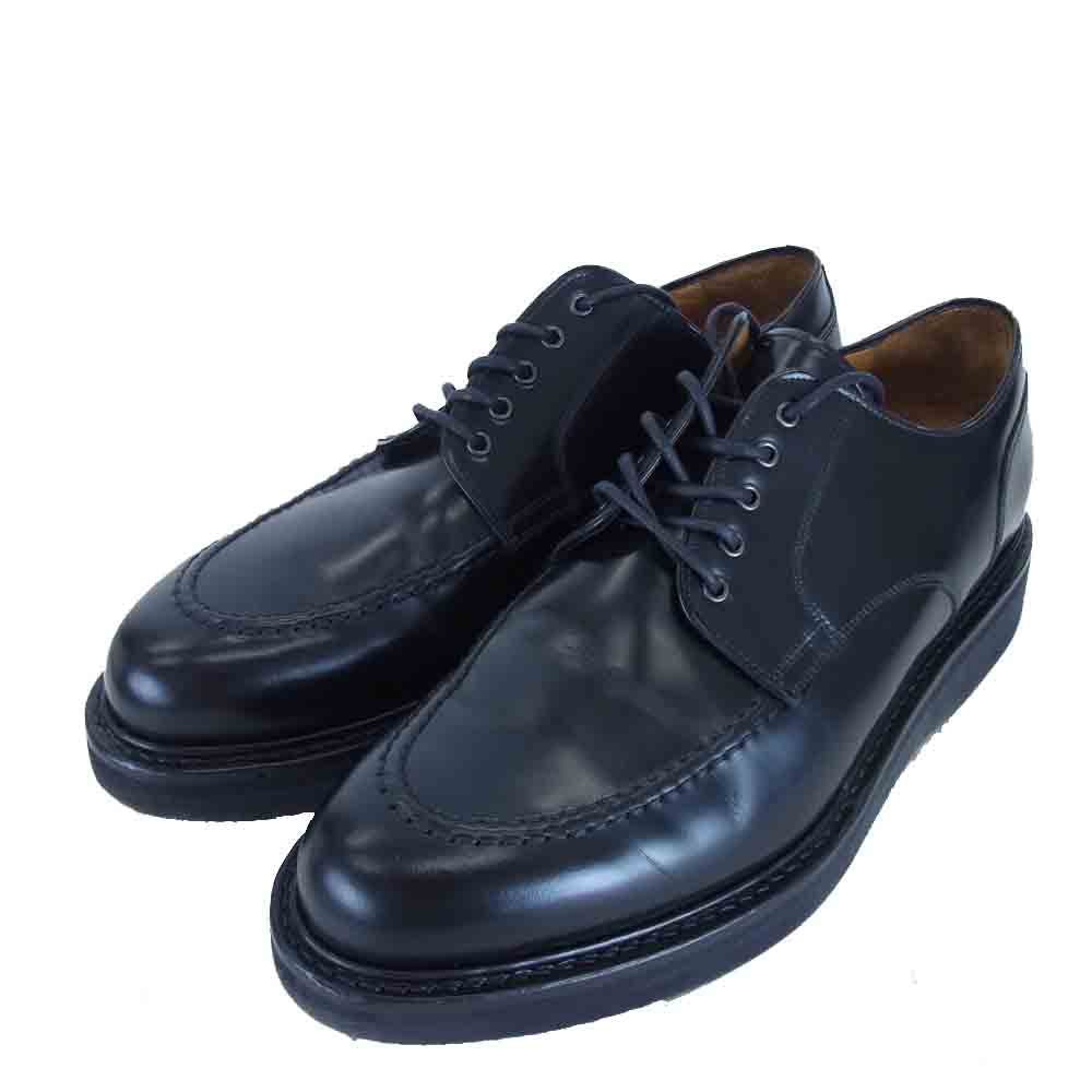JALAN SRIWIJAYA ジャランスリウァヤ 98417 Uチップ シューズ ブラック系 8.5【美品】【中古】