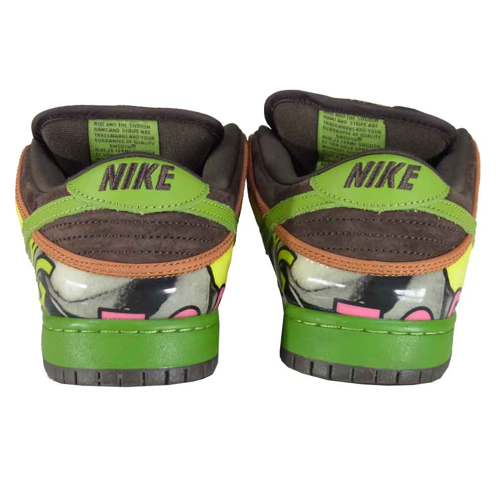 NIKE SB ナイキエスビー 789841-332 DUNK LOW PRM DLS SB QS DE LA SOUL デラソウル サファリ スニーカー グリーン系 US8.5【中古】