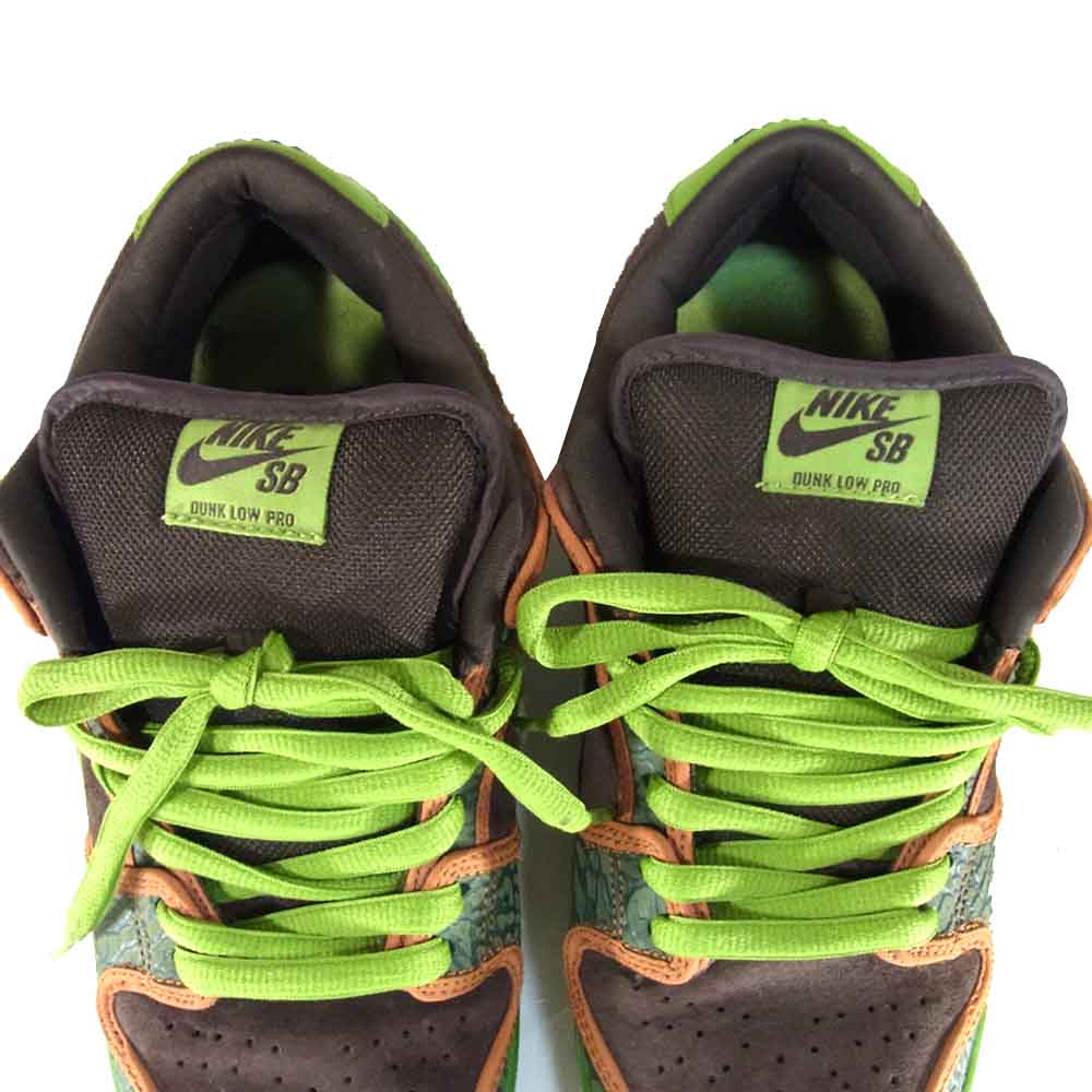 NIKE SB ナイキエスビー 789841-332 DUNK LOW PRM DLS SB QS DE LA SOUL デラソウル サファリ スニーカー グリーン系 US8.5【中古】