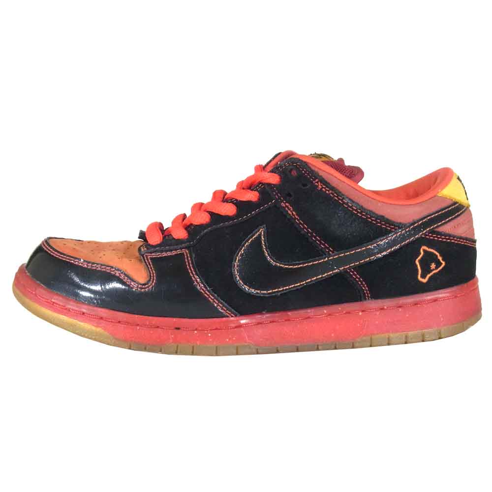 NIKE ナイキ 313170-003 DUNK LOW PREMIUM HAWAII ハワイ スニーカー ブラック×レッド系 US9【中古】