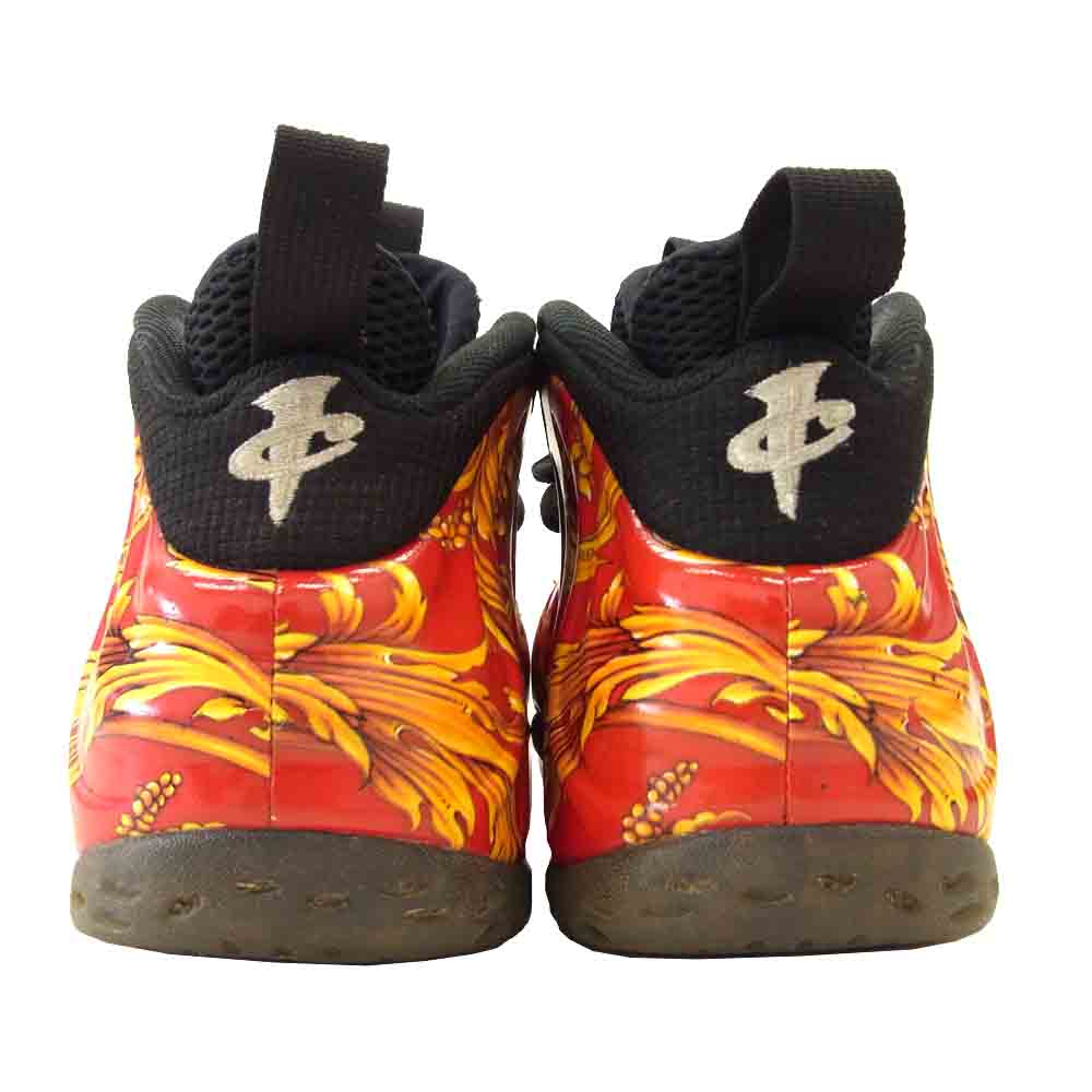 Supreme シュプリーム 14SS 652792-600 NIKE ナイキ AIR FOAMPOSITE 1 SUPREME SP ポジット ブラック系 レッド系 26cm【中古】