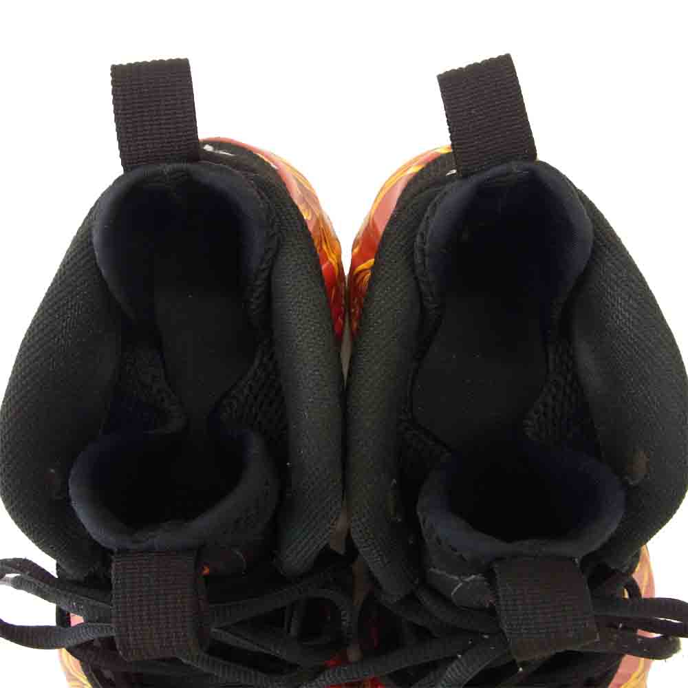 Supreme シュプリーム 14SS 652792-600 NIKE ナイキ AIR FOAMPOSITE 1 SUPREME SP ポジット ブラック系 レッド系 26cm【中古】