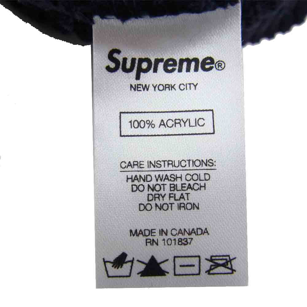 Supreme シュプリーム 20AW Loose Gauge Beanie ルーズゲージ ビーニー ニットキャップ ネイビー系【新古品】【未使用】【中古】