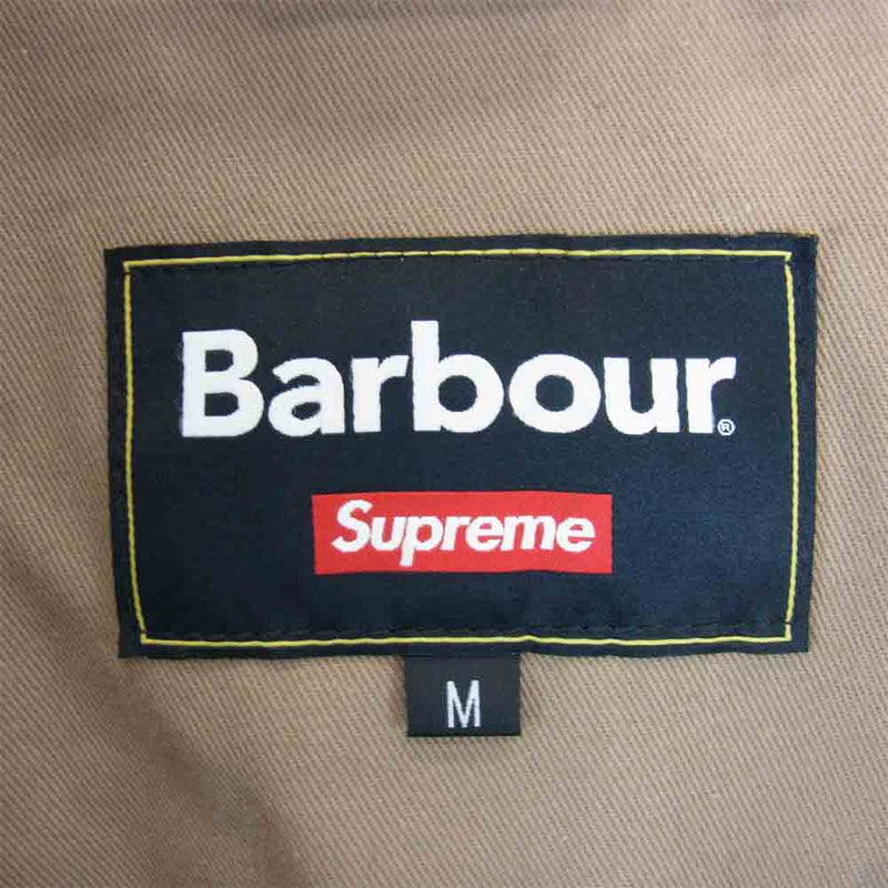 Supreme シュプリーム 20SS Barbour バブアー Lightweight Waxed Cotton Field Jacket マルチカラー系 M【極上美品】【中古】