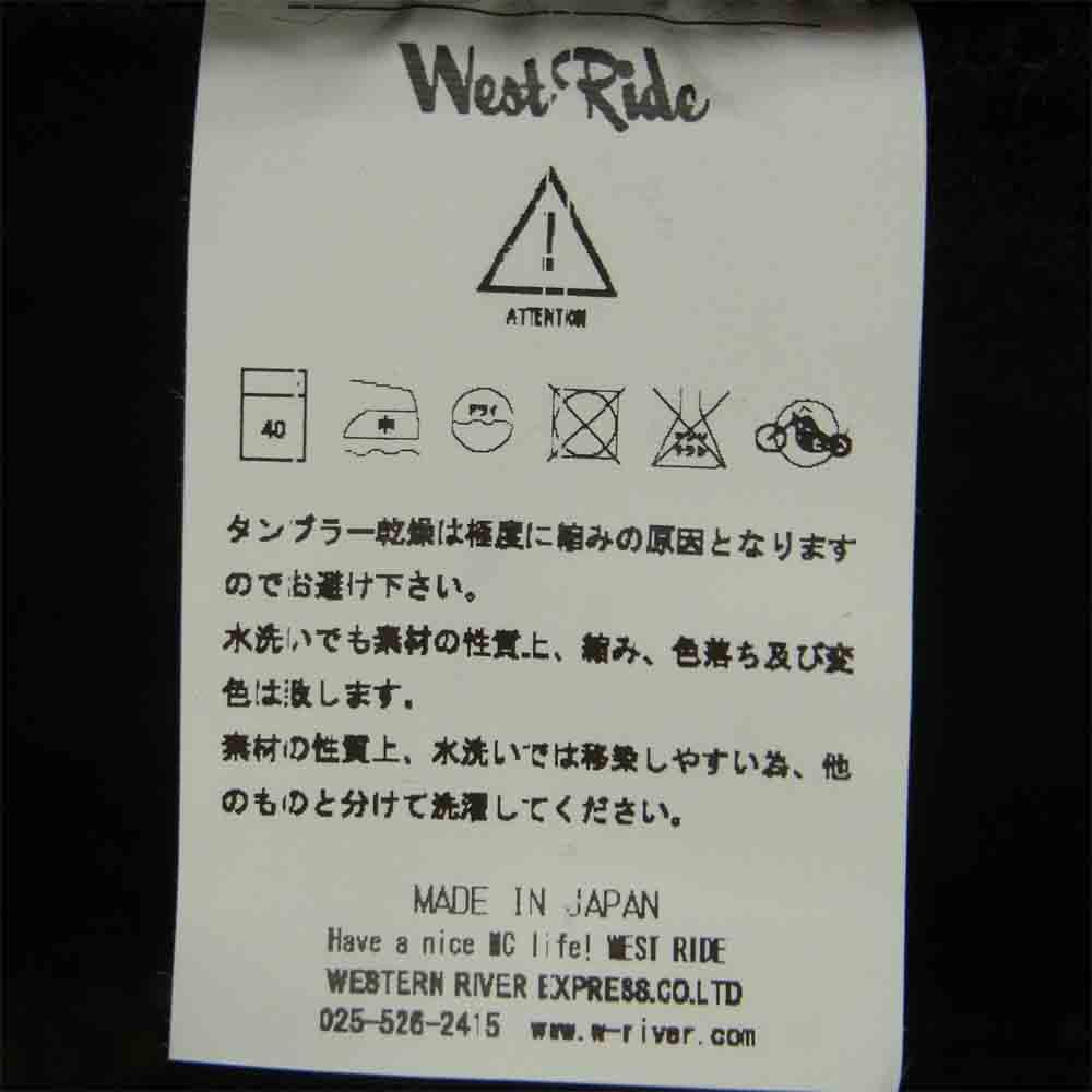ウエストライド CYCLE TOGS ビーチクロス ジャケット ダークグレー系 40【新古品】【未使用】【中古】