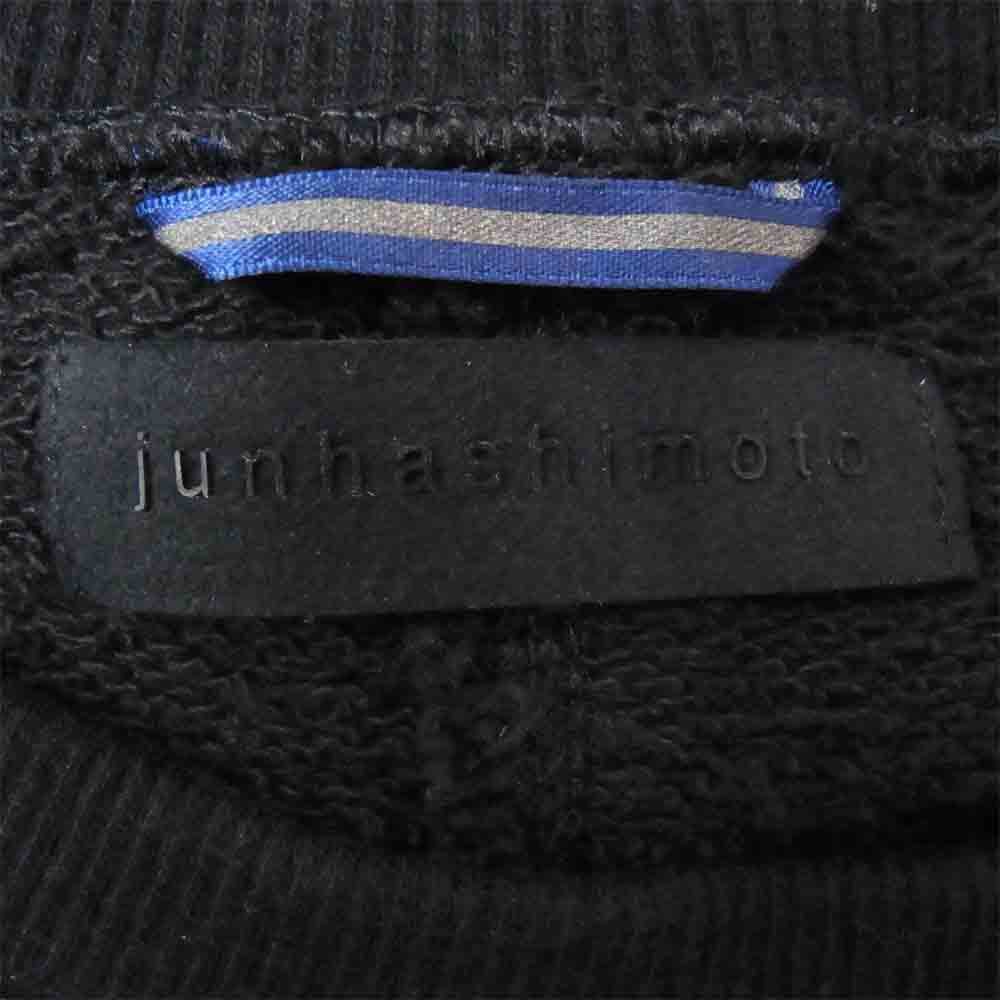 junhashimoto ジュンハシモト 1101910024 ANA CREW SWEAT SHT ダメージ加工 スウェット ブラック系 4【中古】
