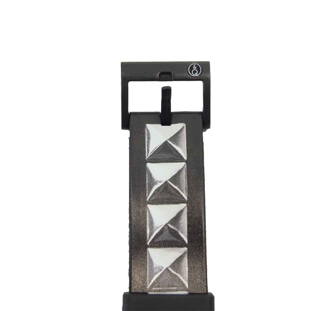 HYSTERIC GLAMOUR ヒステリックグラマー 01183QG04 Q&Q WOMAN ON SKULL SMILE SOLAR 腕時計 ウォッチ ブラック系 表記無し【中古】