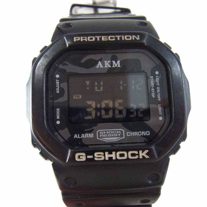 G-SHOCK ジーショック DW-5600VT AKM G122 デジタル 腕時計 ブラック系【中古】
