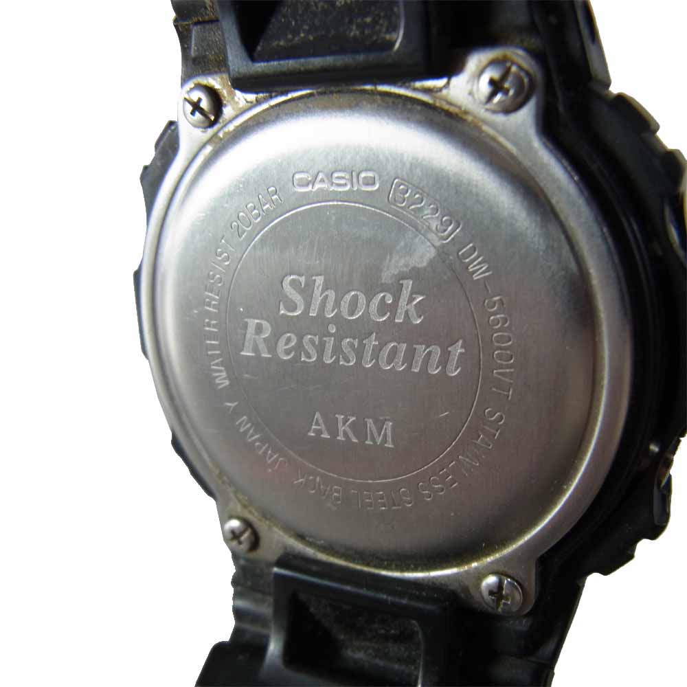 G-SHOCK ジーショック DW-5600VT AKM G122 デジタル 腕時計 ブラック系【中古】