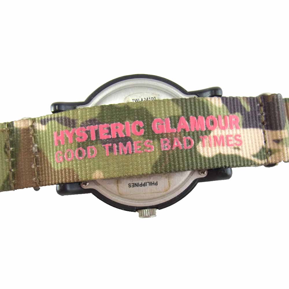 HYSTERIC GLAMOUR ヒステリックグラマー タイメックス TIMEX OVER SIZE CAMPER 腕時計 カーキ系【中古】