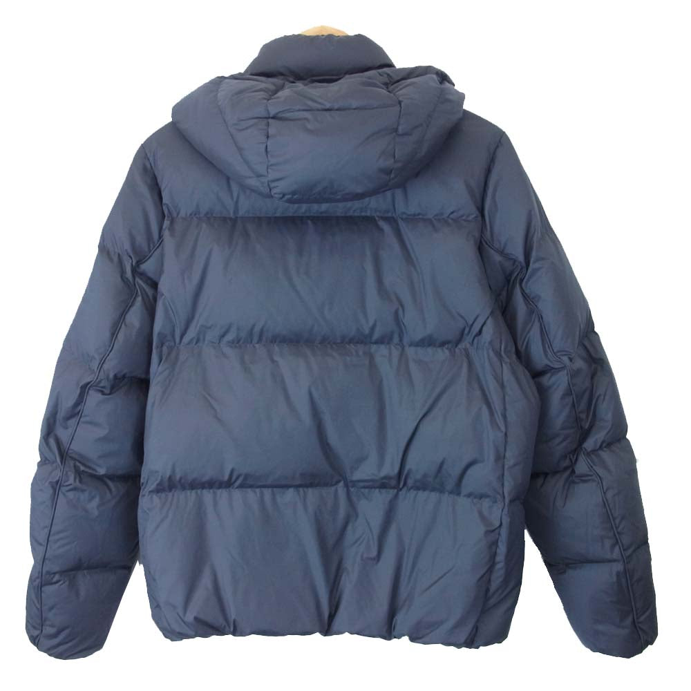 nano universe ナノユニバース 668-9214001 西川ダウン G2 フード ダウン ジャケット ネイビー系 L【中古】