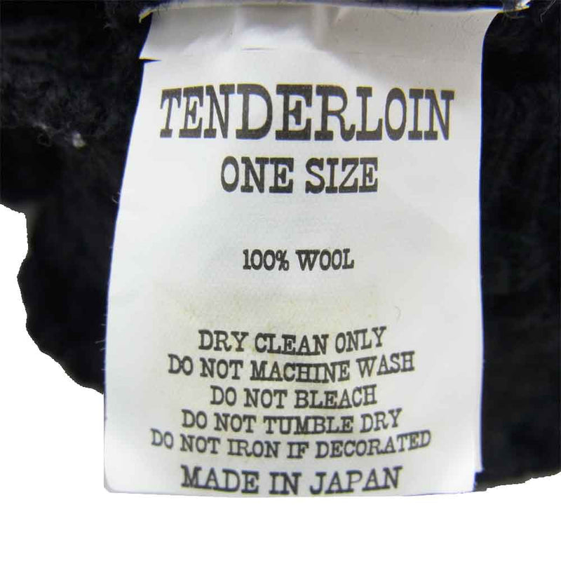 TENDERLOIN テンダーロイン T-TAM POPCORN ポップコーン ニット キャップ ブラック系 ONE SIZE【中古】