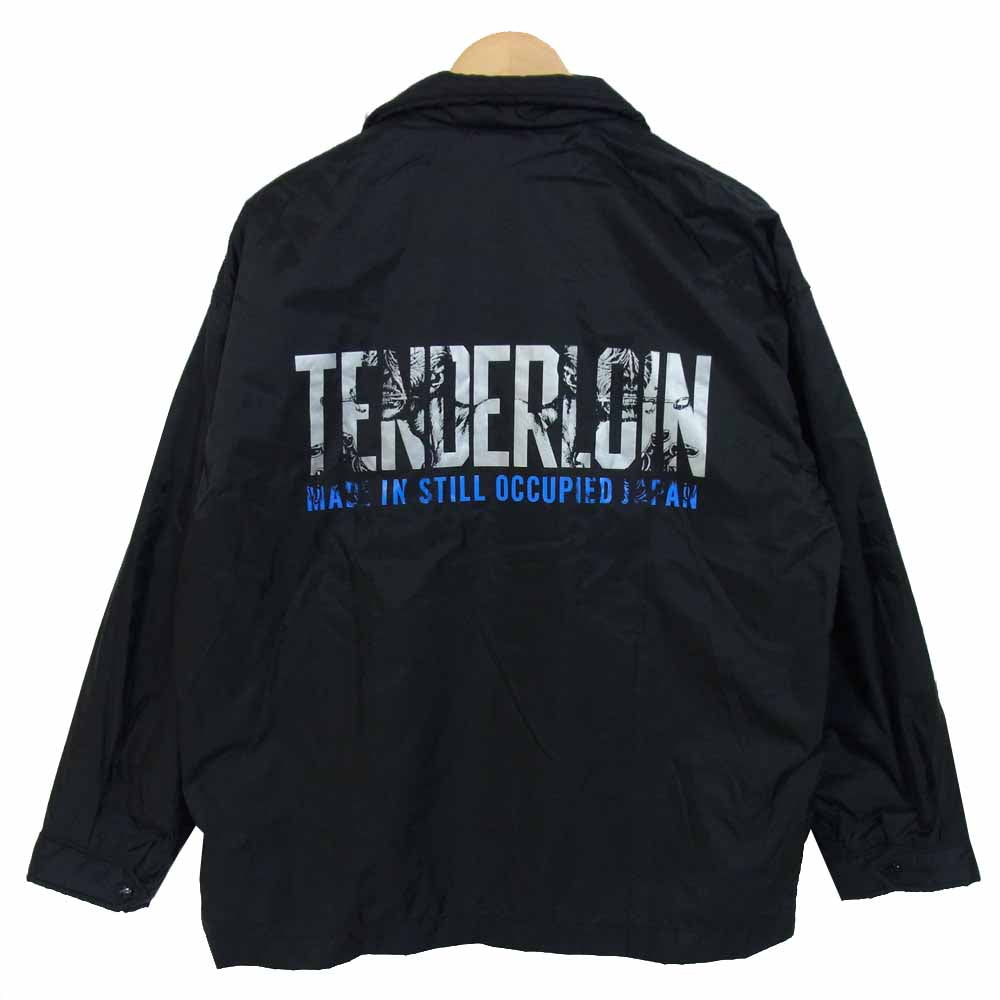 TENDERLOIN テンダーロイン NYLON COACH JKT ナイロン コーチ ジャケット ブラック系 S【中古】