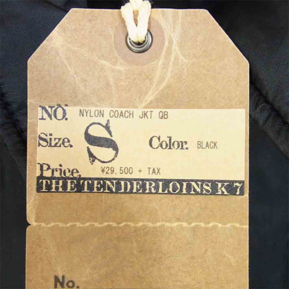 TENDERLOIN テンダーロイン NYLON COACH JKT ナイロン コーチ ジャケット ブラック系 S【中古】