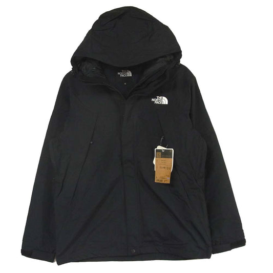 THE NORTH FACE ノースフェイス NP61940 SCOOP JACKET スクープ ジャケット KW ブラック ホワイト M【新古品】【未使用】【中古】