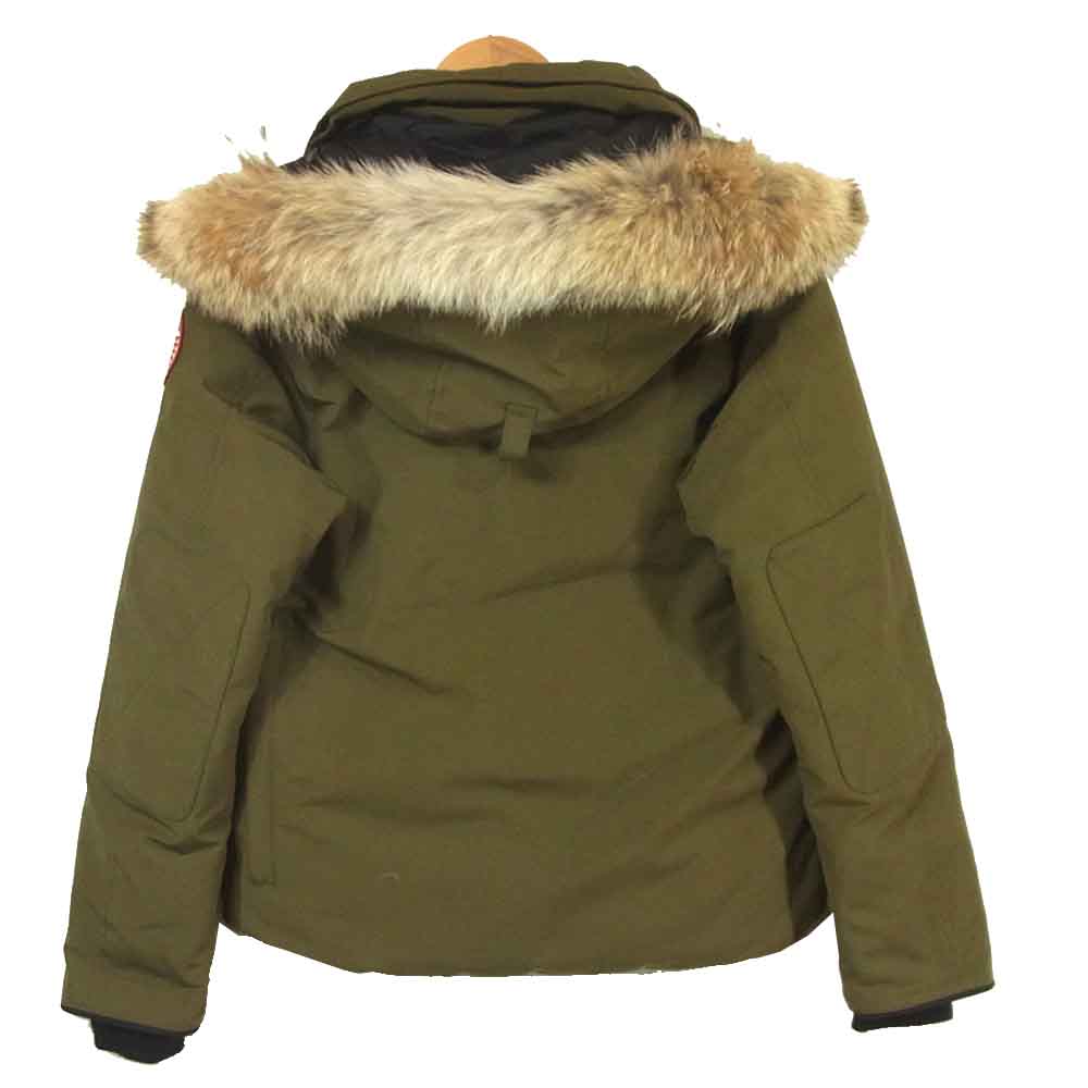 CANADA GOOSE カナダグース 2301JM 国内正規品 RUSSELL PARKA ラッセル パーカ ダウン ジャケット カーキ系 XS【極上美品】【中古】