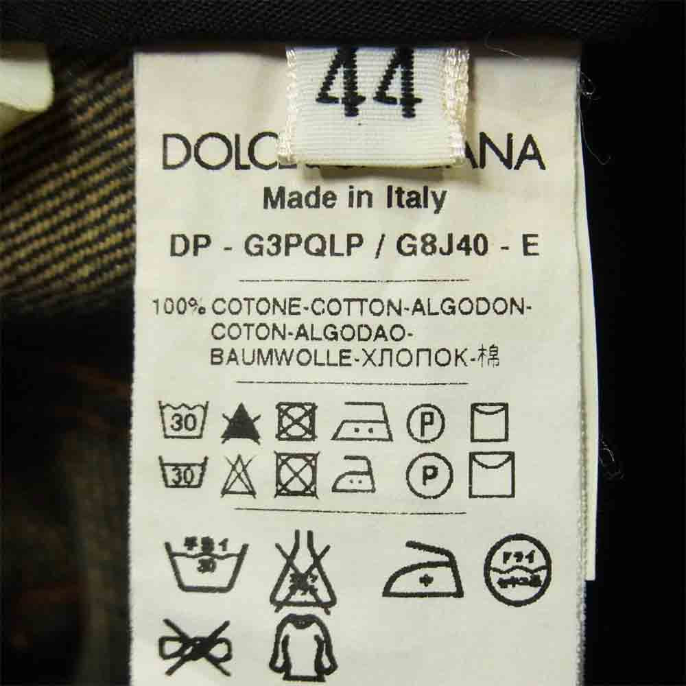 DOLCE&GABBANA ドルチェアンドガッバーナ G3PQLP ロゴプレート デニム パンツ インディゴブルー系 44【新古品】【未使用】【中古】