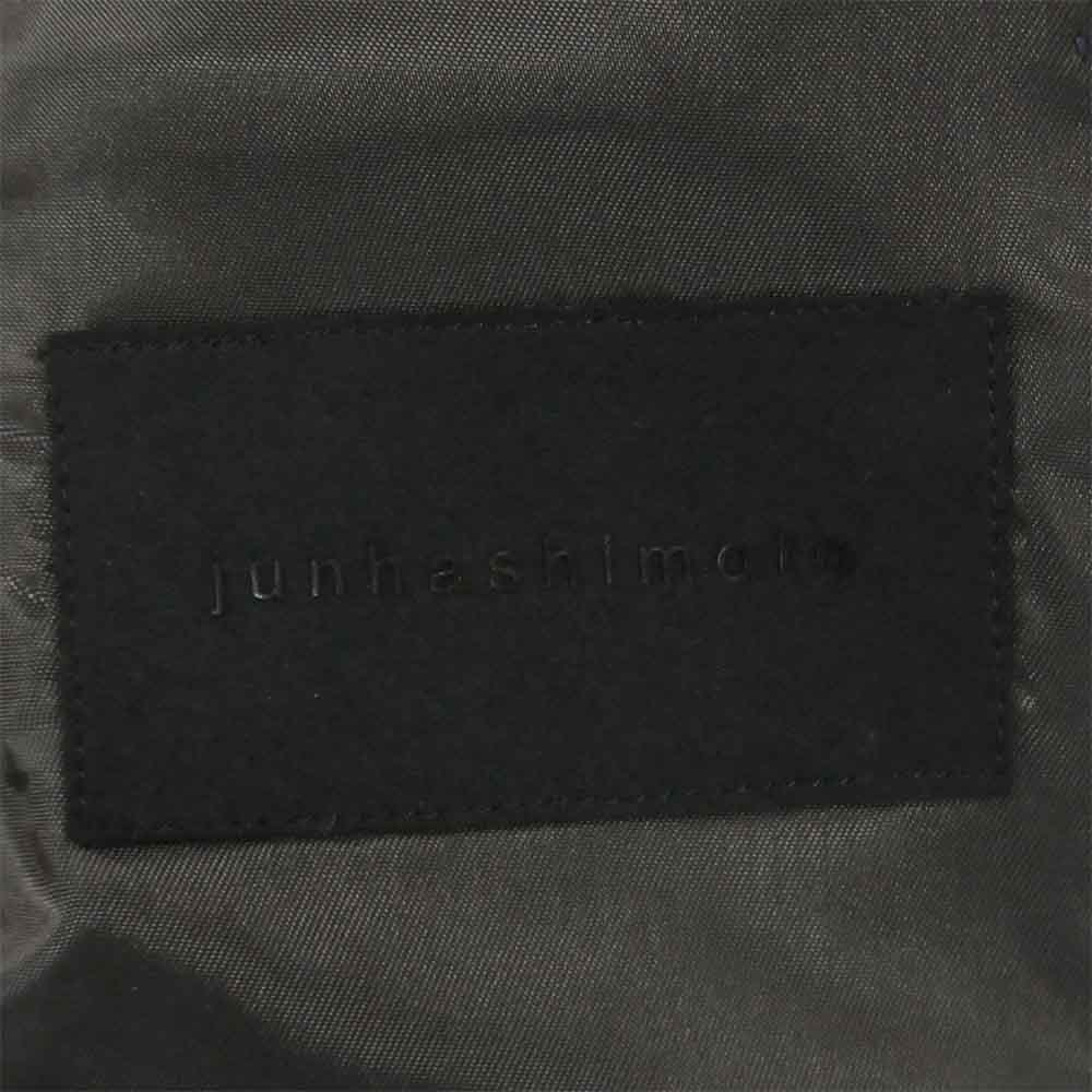 junhashimoto ジュンハシモト 1031610024 迷彩 ジャガード 2B テーラード ジャケット ブラック系 2【新古品】【未使用】【中古】