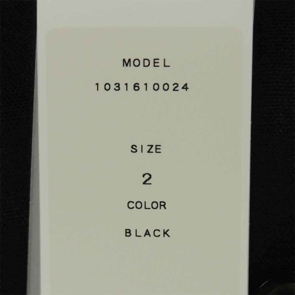 junhashimoto ジュンハシモト 1031610024 迷彩 ジャガード 2B テーラード ジャケット ブラック系 2【新古品】【未使用】【中古】