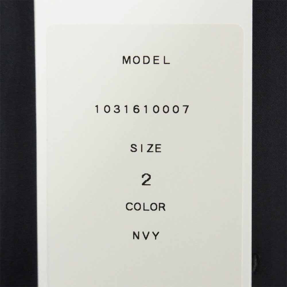 junhashimoto ジュンハシモト 1031610007 EASY DOUBLE JACKET イージー ダブル ジャケット ネイビー系 2【新古品】【未使用】【中古】