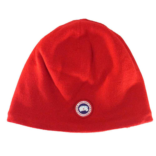 CANADA GOOSE カナダグース 5116M Standard Toque スタンダード トーク ニット キャップ レッド系【美品】【中古】