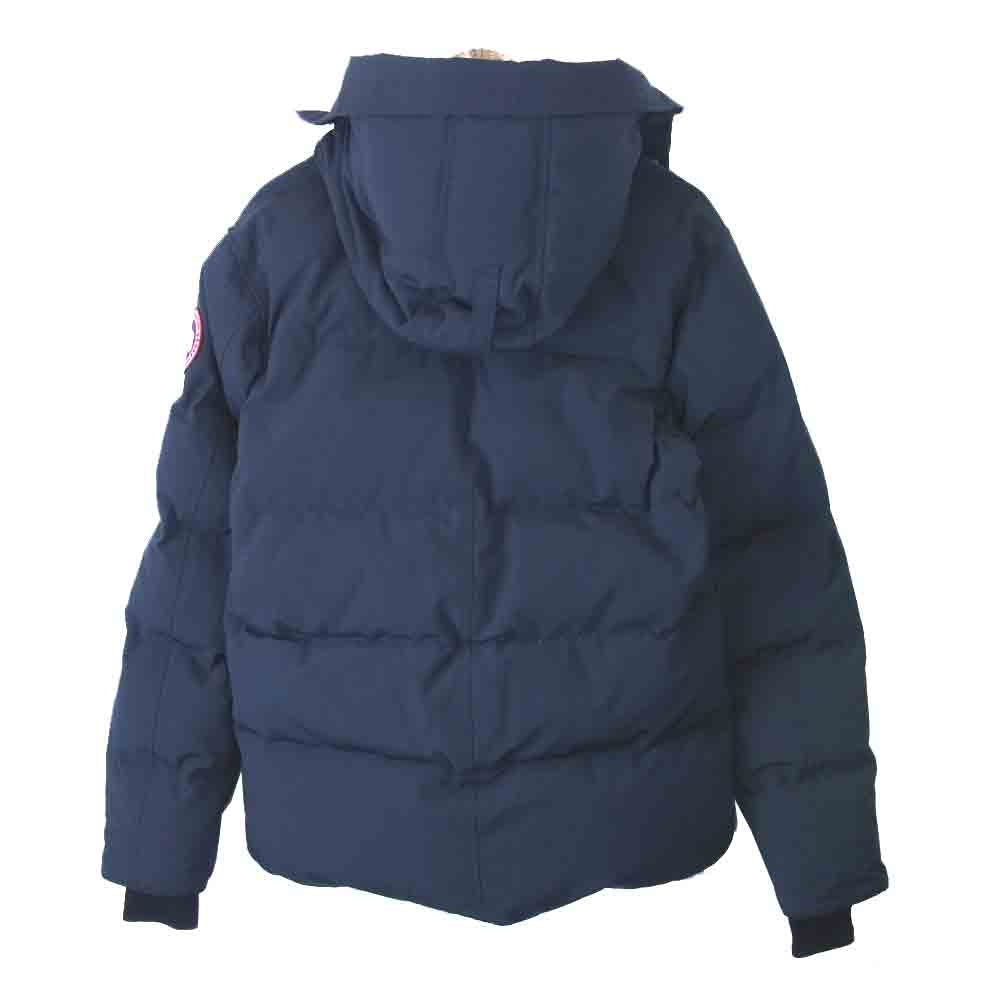 CANADA GOOSE カナダグース 3804JMA MACMILLAN PARKA マクミラン パーカ ダウン ジャケット ネイビー系 L【美品】【中古】