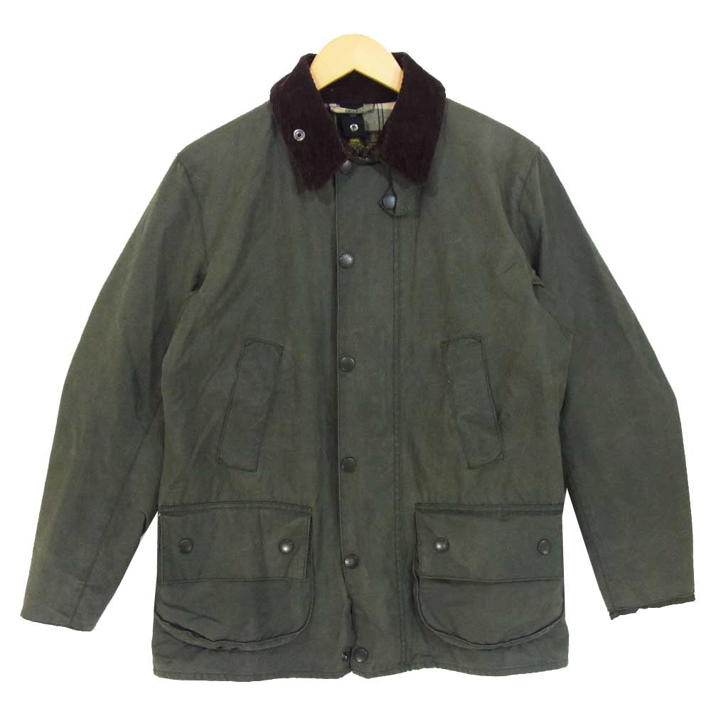 Barbour バブアー 英国製 CLASSIC BEWICK クラシック ビューウィック オイルド ジャケット カーキ系 表記無し【中古】