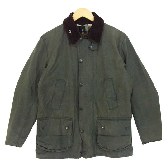 Barbour バブアー 英国製 CLASSIC BEWICK クラシック ビューウィック オイルド ジャケット カーキ系 表記無し【中古】