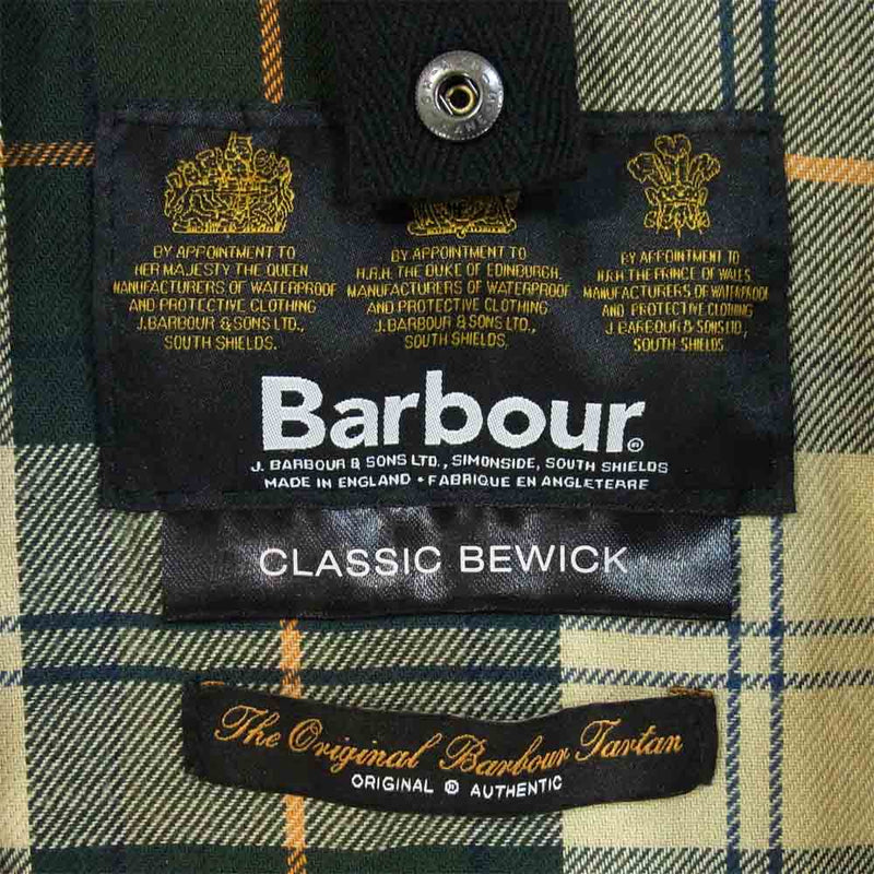 barbour classic bewick オイルドジャケット