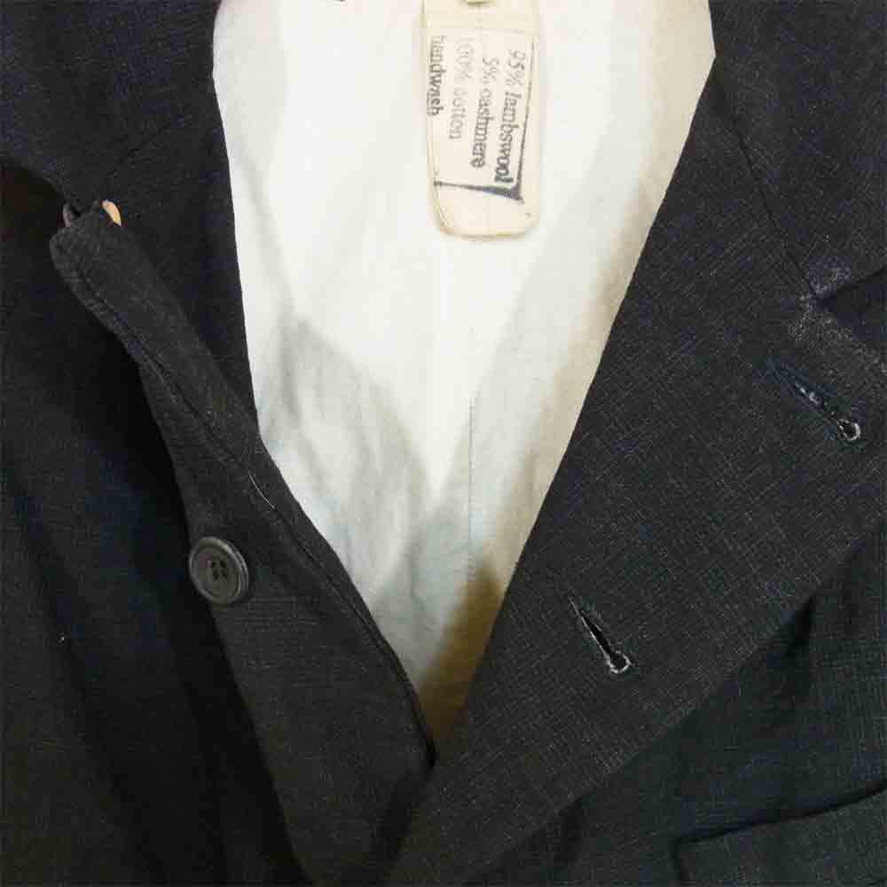Paul Harnden ブレザー　ジャケット L チェック柄 Paul Harnden ポールハーデン Men's Blazer Jacket カシミヤ混ウール