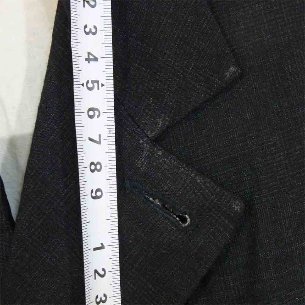 Paul Harnden ポールハーデン Men's Blazer Jacket カシミヤ混ウール グレンチェック ブレザー ジャケット ブラック系 XS【中古】