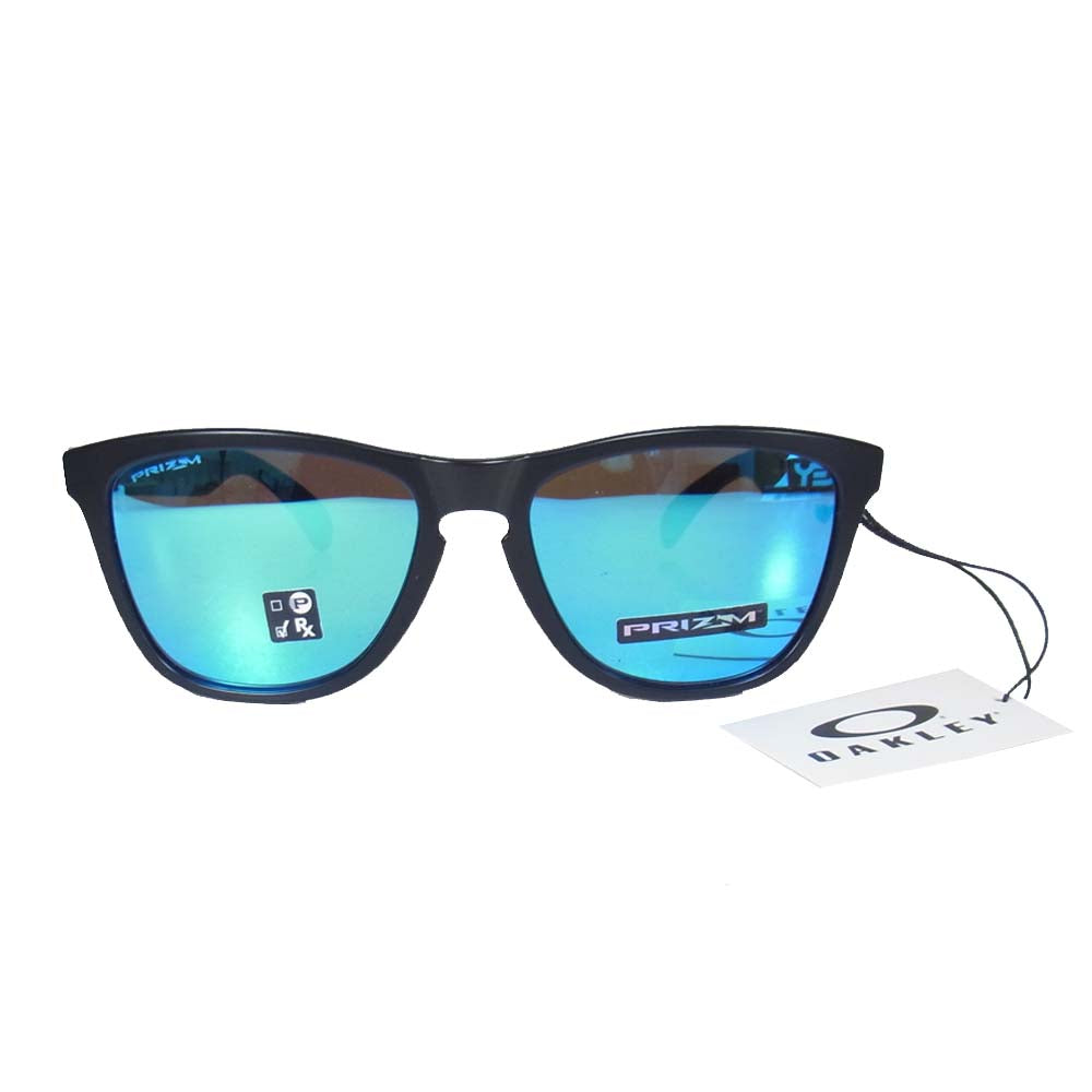 OAKLEY オークリー 9245 FROGSKINS Prizm Sapphire フロッグスキン プリズム ブラック系 54○17 138【新古品】【未使用】【中古】
