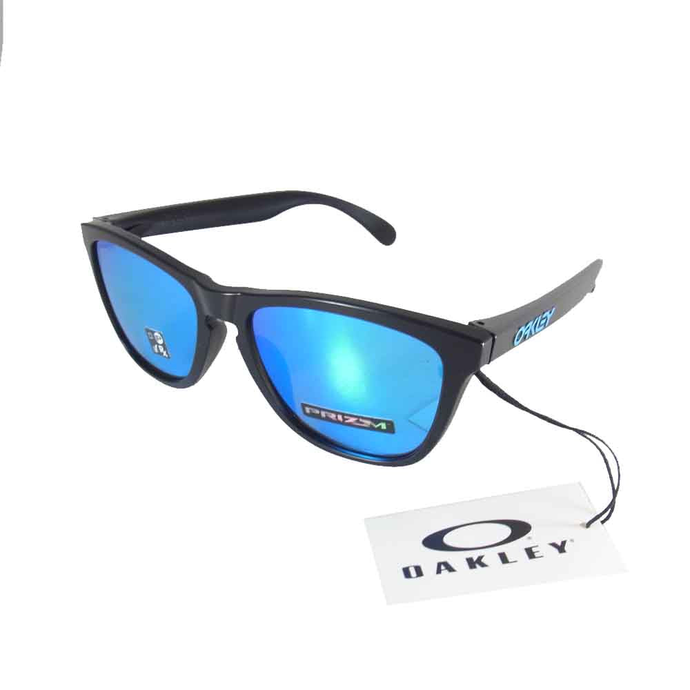 OAKLEY オークリー 9245 FROGSKINS Prizm Sapphire フロッグスキン プリズム ブラック系 54○17 138【新古品】【未使用】【中古】
