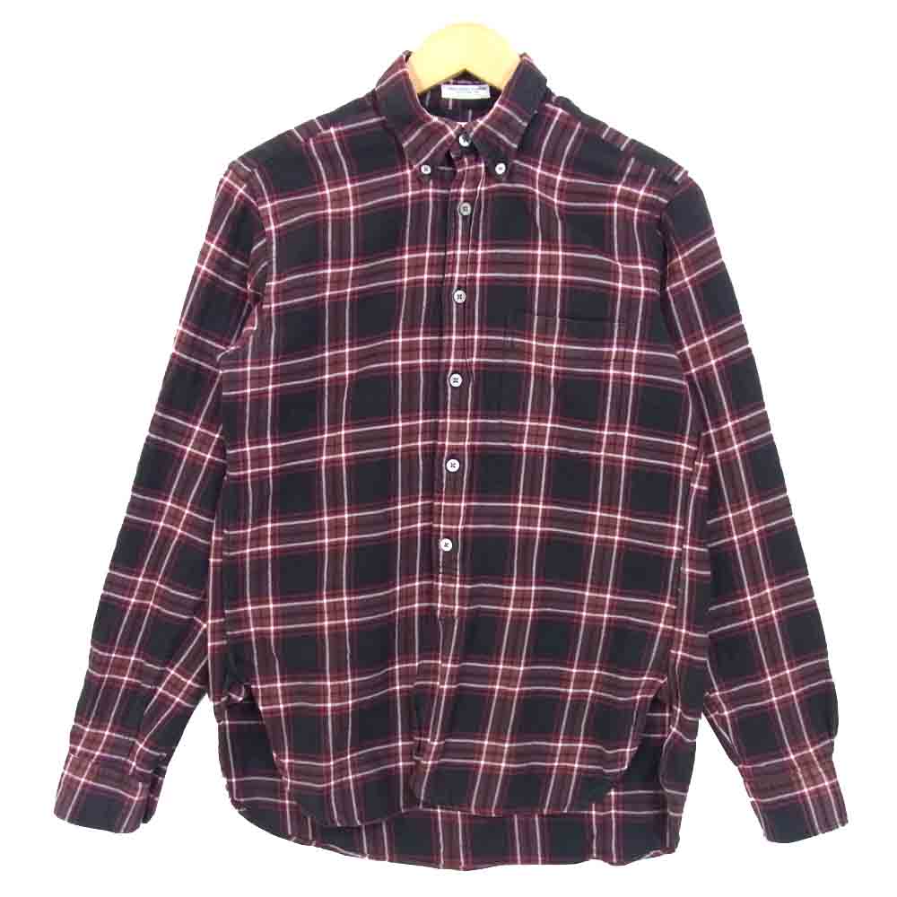 Engineered Garments エンジニアードガーメンツ Work Shirt ワーク チェック レッド系 XS【中古】